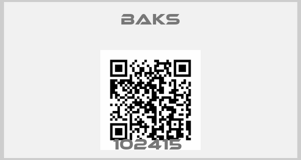 BAKS-102415 