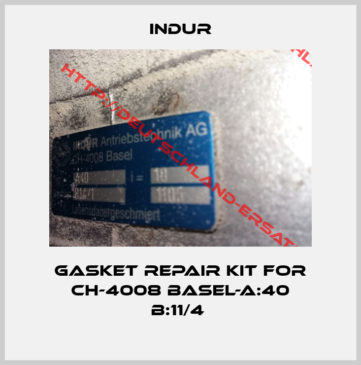INDUR-Gasket repair kit for CH-4008 BASEL-A:40 B:11/4 