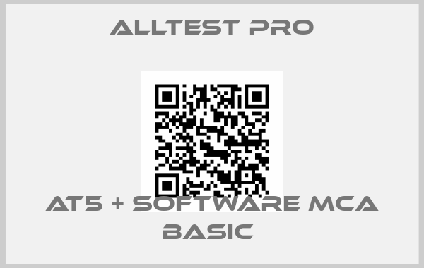 Alltest Pro-AT5 + software MCA Basic 