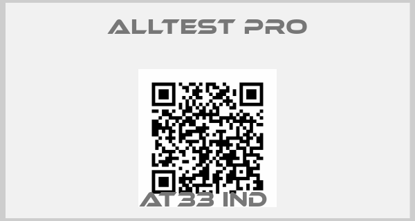 Alltest Pro-AT33 IND 