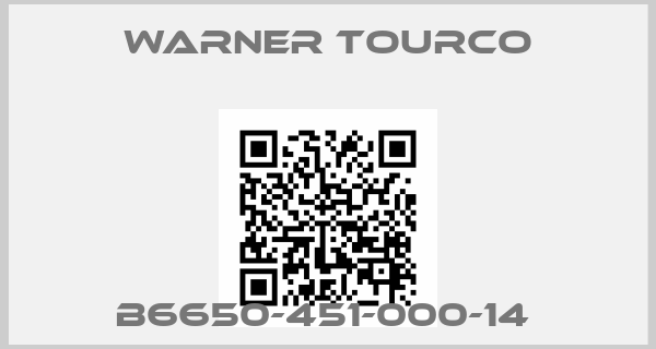 Warner Tourco-B6650-451-000-14 