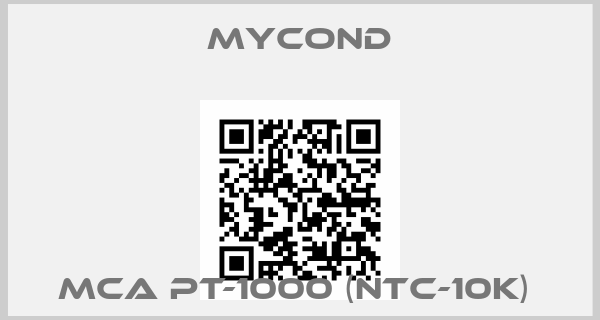 Mycond-MCA PT-1000 (NTC-10K) 