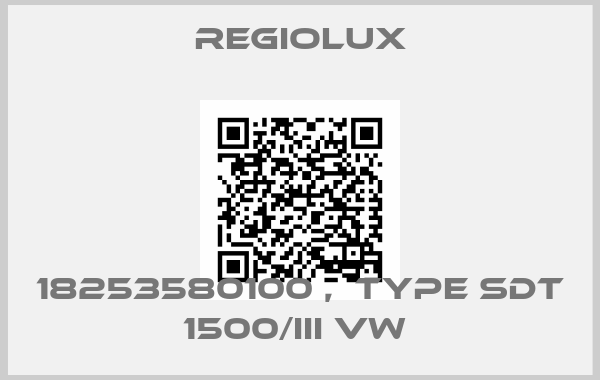 regiolux-18253580100 ,  type SDT 1500/III vw 