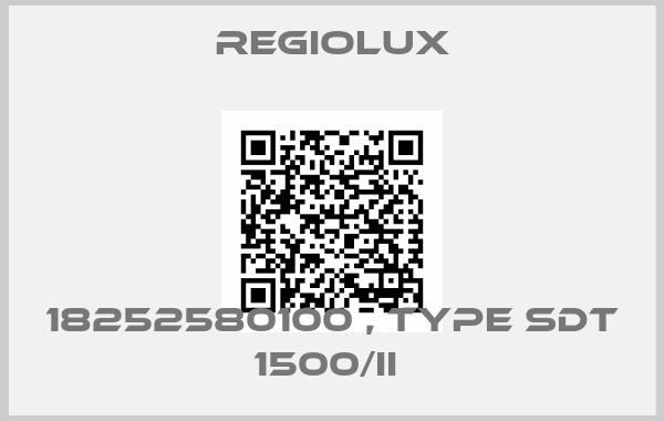 regiolux-18252580100 , type SDT 1500/II 