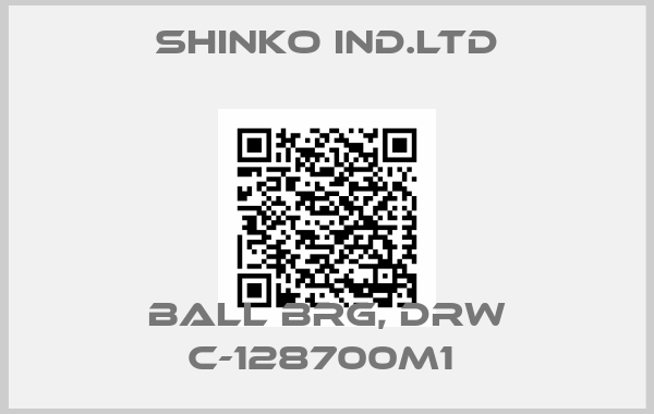 SHINKO IND.LTD-BALL BRG, DRW C-128700M1 