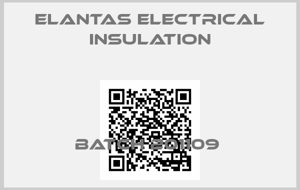 ELANTAS Electrical Insulation-BATCH 201109 