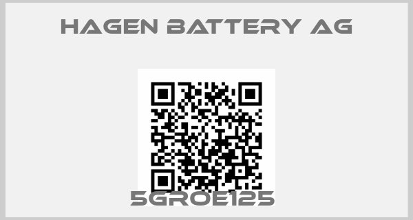 Hagen Battery AG-5GroE125 