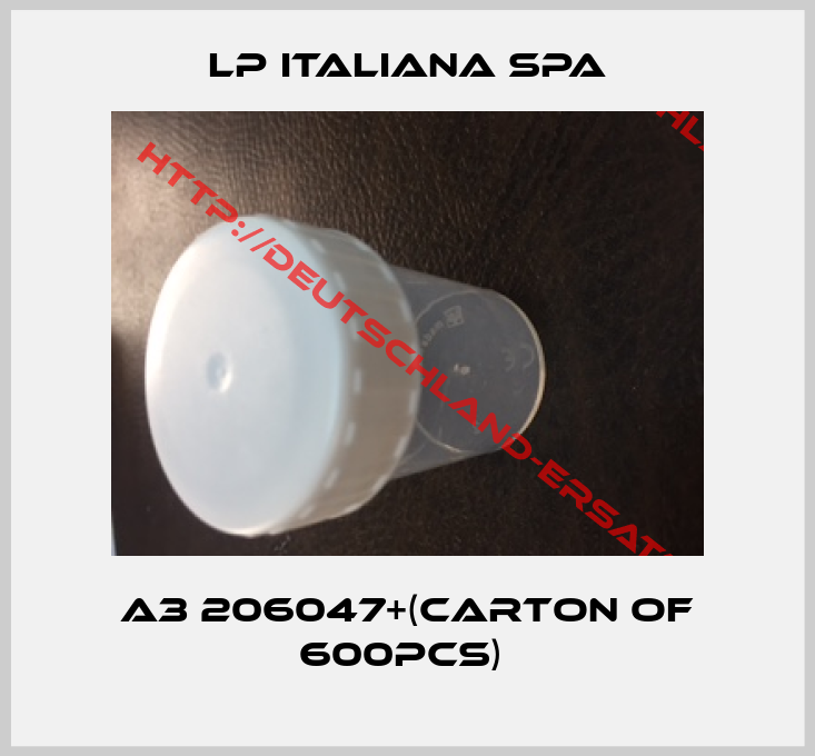 Lp Italiana Spa-A3 206047+(carton of 600pcs) 