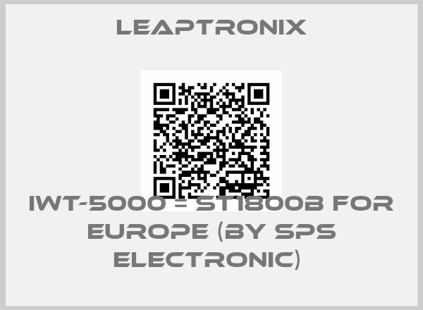 Leaptronix-IWT-5000 = ST1800B for Europe (by SPS electronic) 