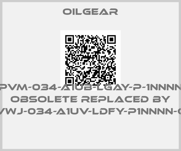 Oilgear-PVM-034-A1UB-LGAY-P-1NNNN  OBSOLETE replaced by PVWJ-034-A1UV-LDFY-P1NNNN-CP 