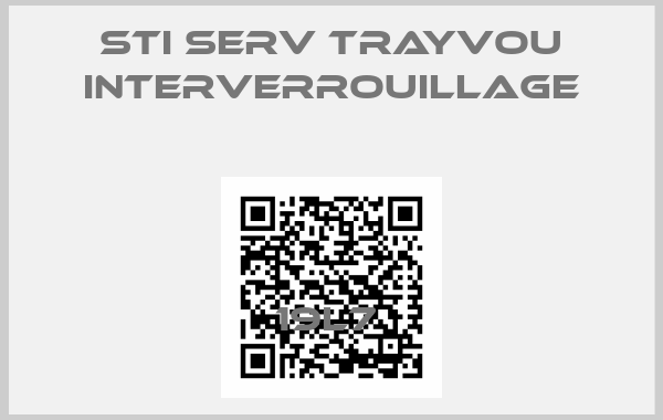 STI Serv Trayvou Interverrouillage-19L7 