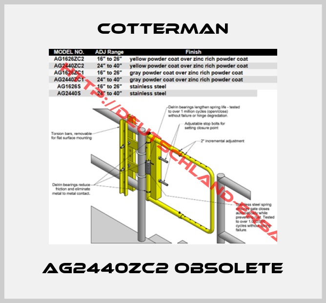 Cotterman-AG2440ZC2 obsolete