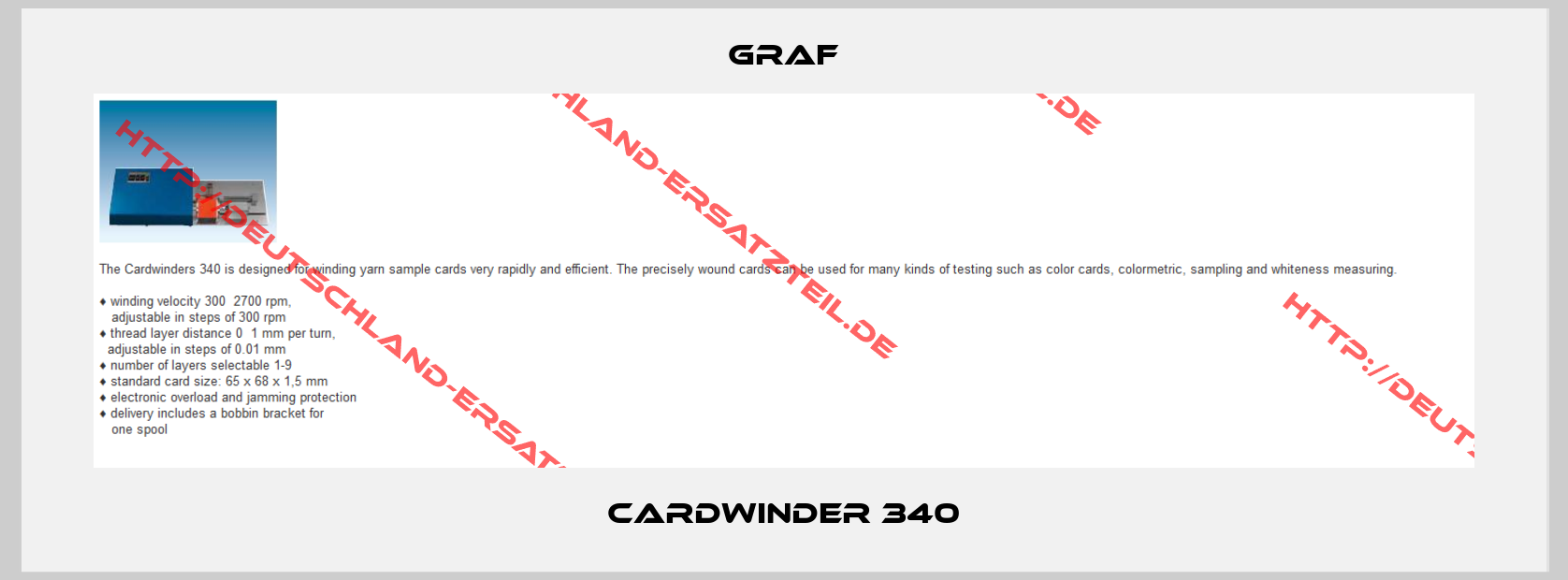 GRAF-Cardwinder 340