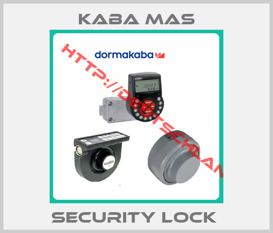 Kaba Mas-Security lock 