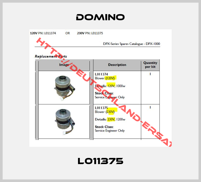Domino-L011375