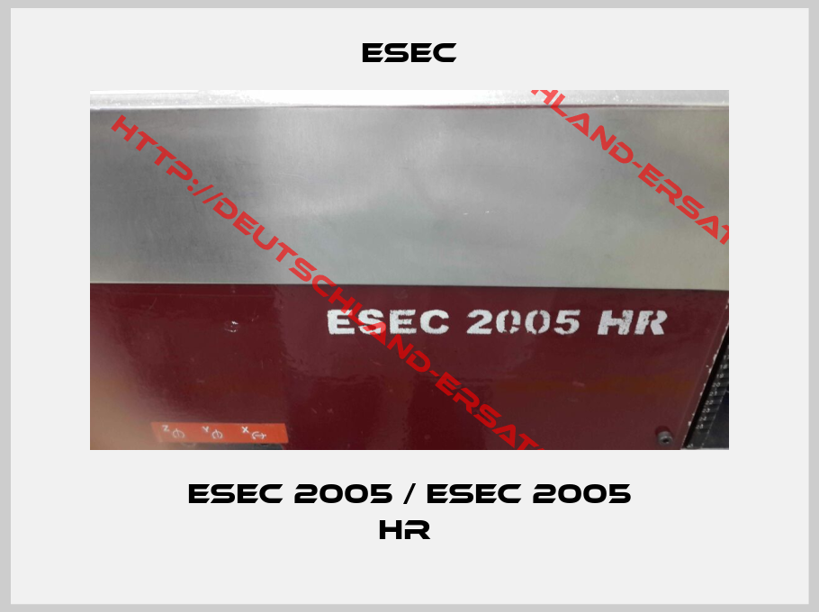 Esec-ESEC 2005 / ESEC 2005 HR 