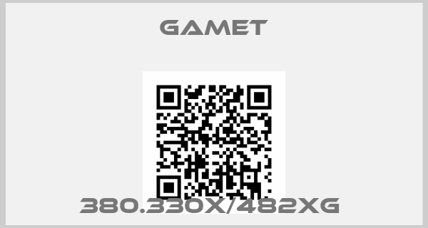 Gamet-380.330X/482XG 