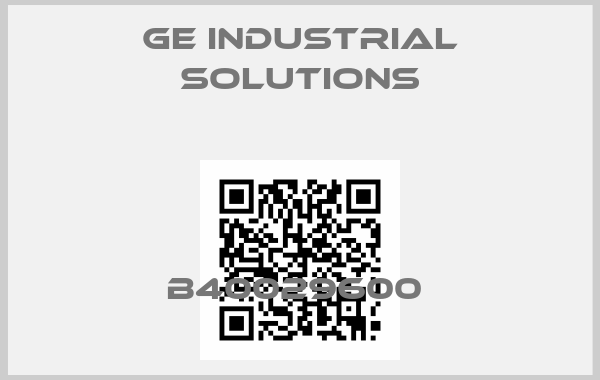 GE Industrial Solutions-B40029600 