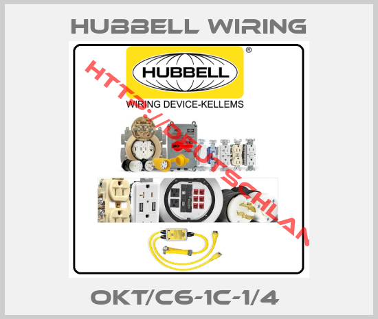 Hubbell Wiring-OKT/C6-1C-1/4 