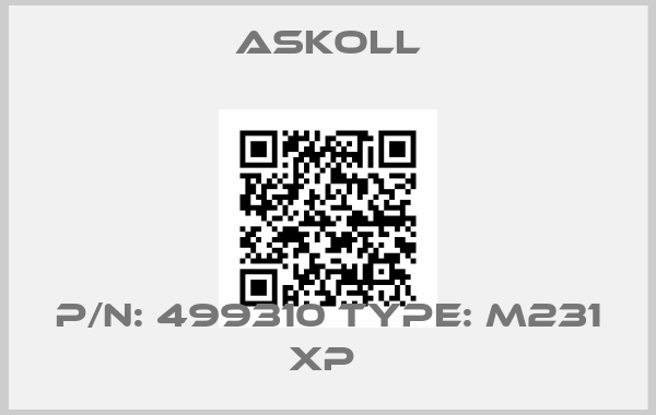 Askoll-P/N: 499310 Type: M231 XP 