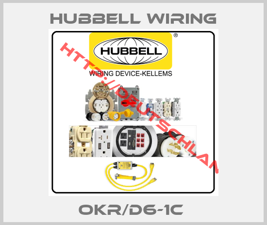 Hubbell Wiring-OKR/D6-1C 