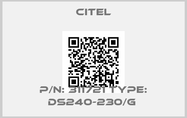 Citel-P/N: 311721 Type: DS240-230/G 