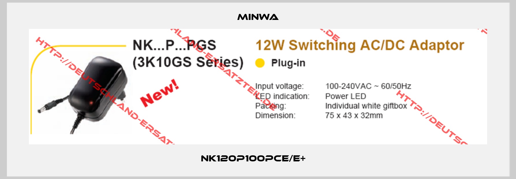 MINWA-NK120P100PCE/E+   
