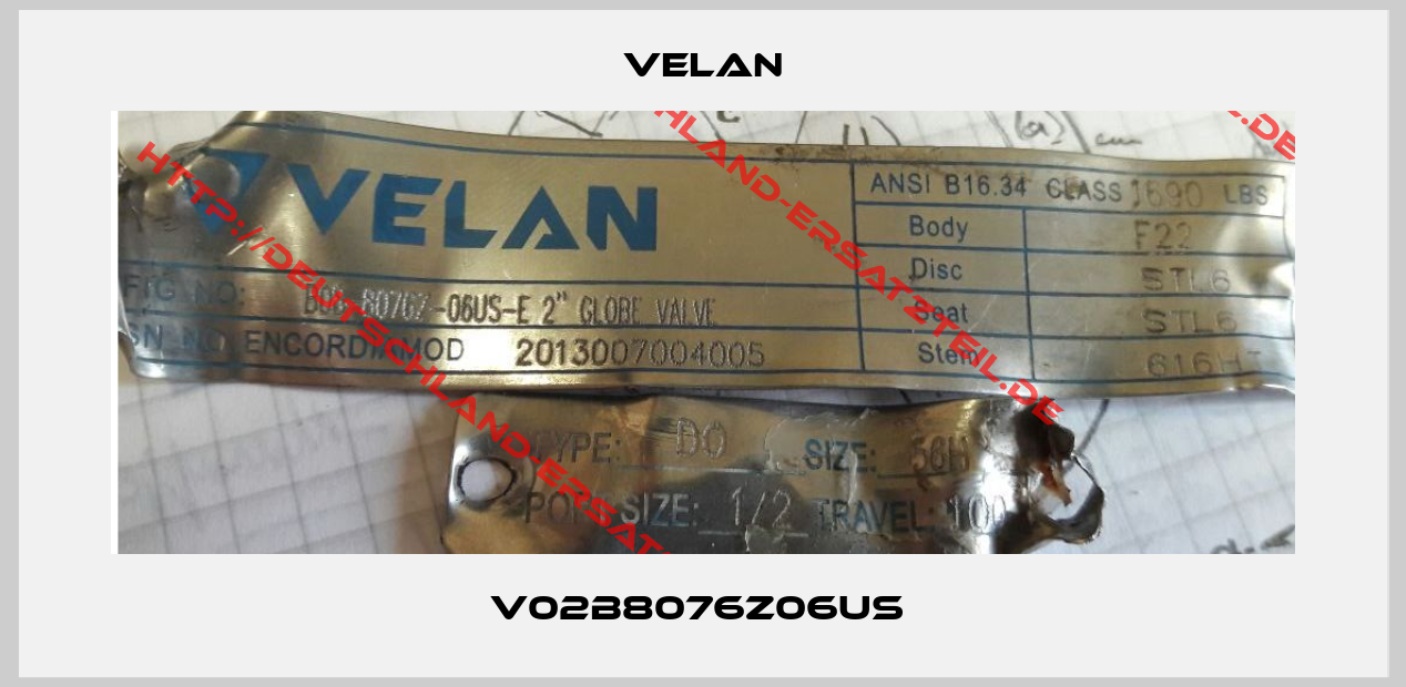 Velan-V02B8076Z06US 