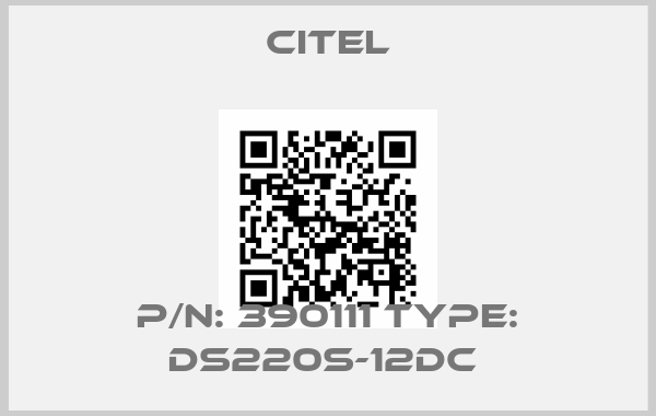 Citel-P/N: 390111 Type: DS220S-12DC 
