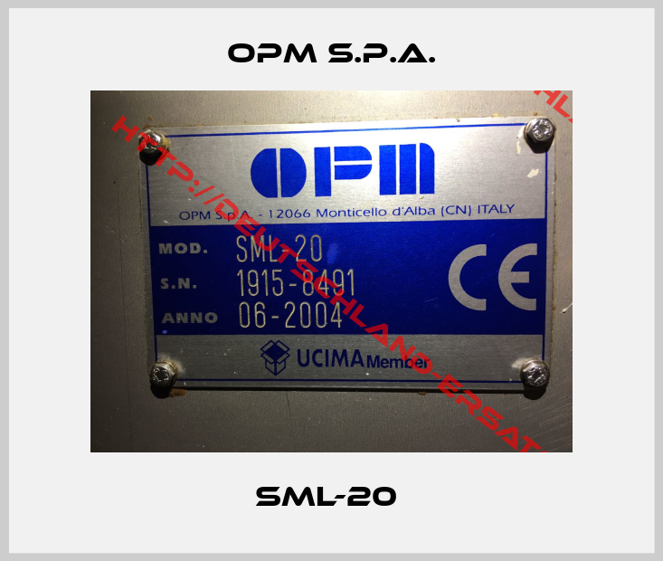 OPM S.p.A.-SML-20 