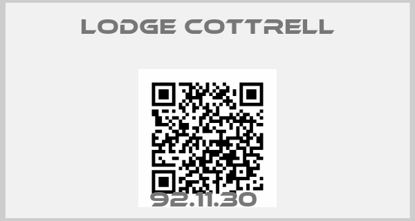 LODGE COTTRELL-92.11.30 