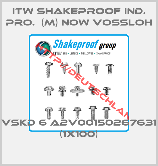 ITW SHAKEPROOF IND. PRO.  (M) now VOSSLOH-VSKD 6 A2V00150267631 (1x100)
