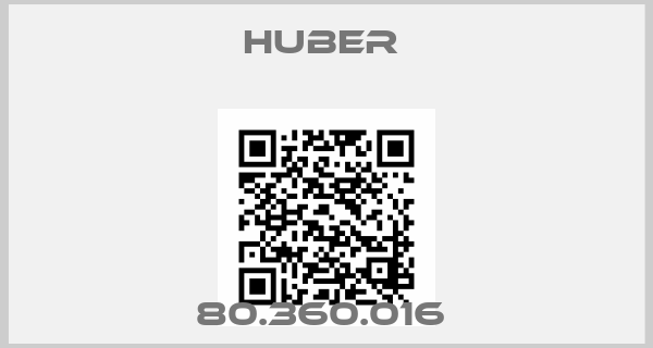 HUBER -80.360.016 