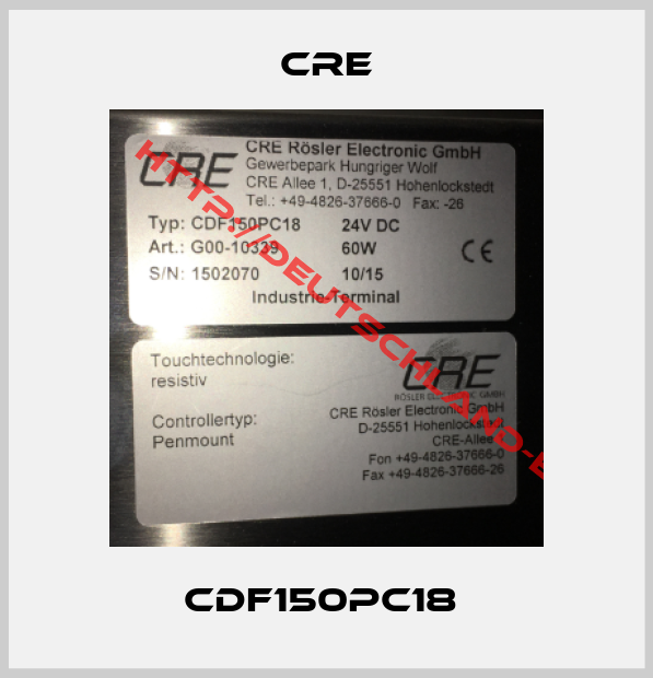 CRE-CDF150PC18 