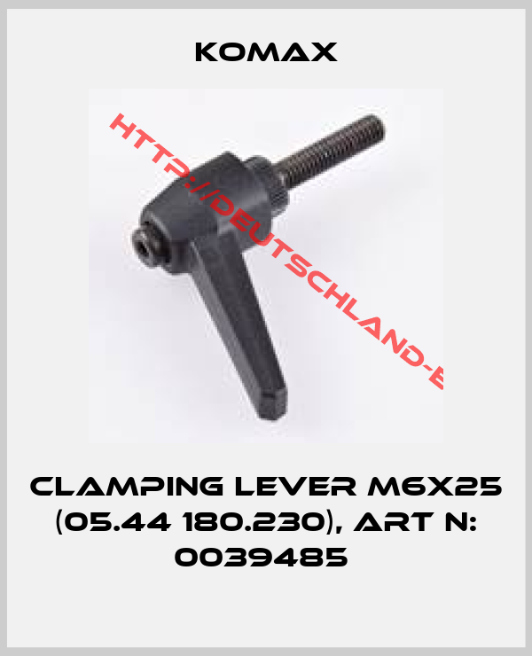 komax-Clamping lever M6x25 (05.44 180.230), Art N: 0039485 