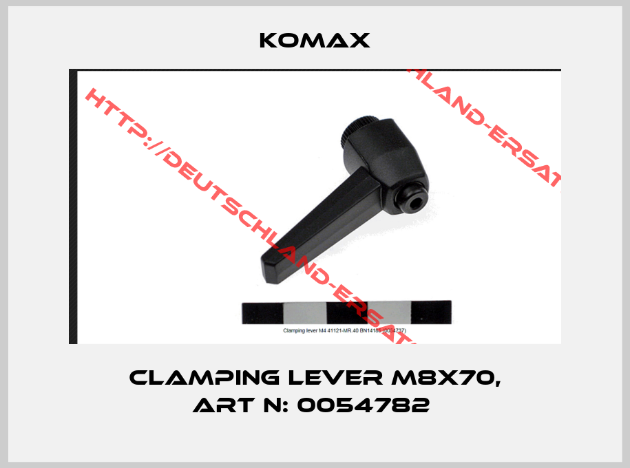komax-Clamping lever M8x70, Art N: 0054782 