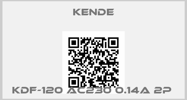 Kende-KDF-120 AC230 0.14A 2P 