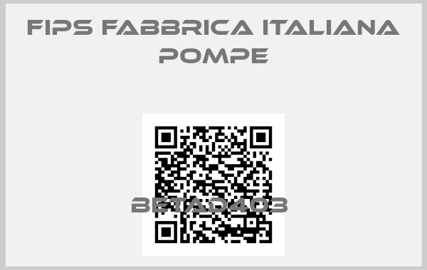 Fips Fabbrica Italiana Pompe-BETAD403 