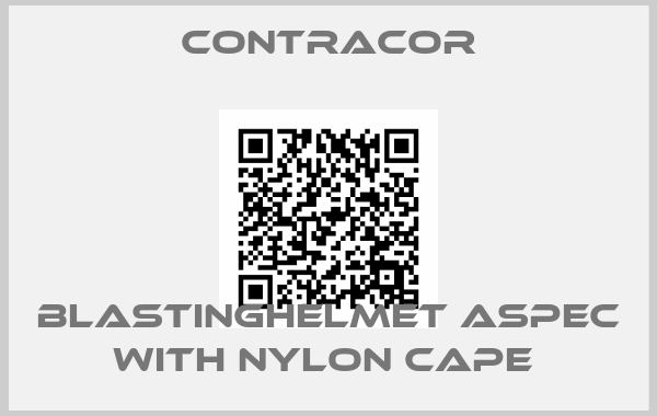 Contracor-BLASTINGHELMET ASPEC WITH NYLON CAPE 