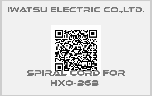 IWATSU ELECTRIC CO.,LTD.-SPIRAL CORD FOR HXO-26B 