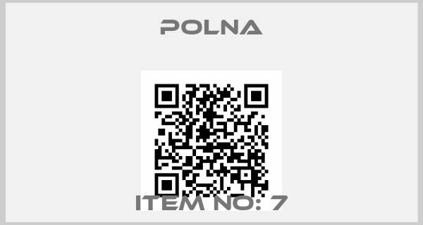 Polna-ITEM NO: 7