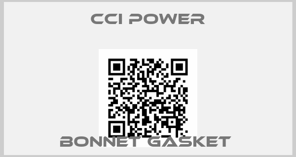 Cci Power-BONNET GASKET 