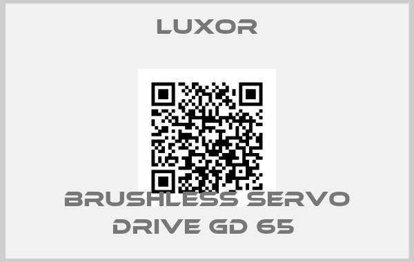 Luxor-BRUSHLESS SERVO DRIVE GD 65 