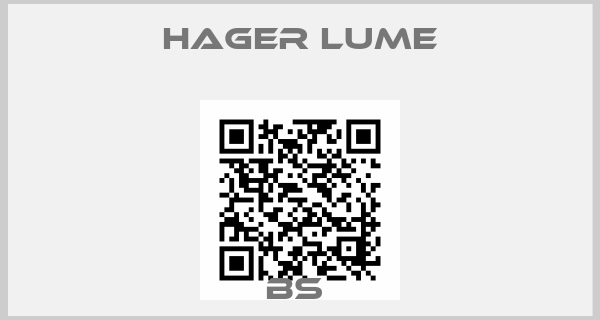 HAGER LUME-BS 