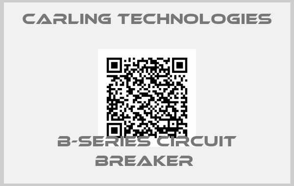 Carling Technologies-B-SERIES CIRCUIT BREAKER 