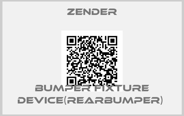 Zender-BUMPER FIXTURE DEVICE(REARBUMPER) 