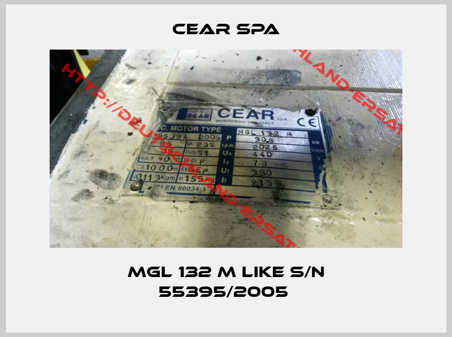CEAR Spa-MGL 132 M like S/N 55395/2005 