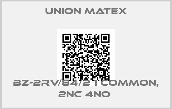 Union Matex-BZ-2RV/84/2 1 COMMON, 2NC 4NO 
