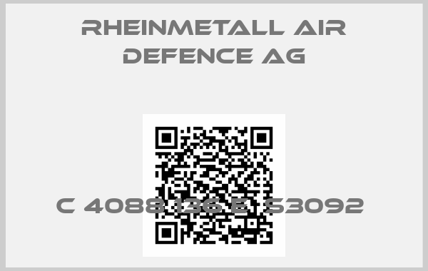 Rheinmetall air defence ag-C 4088 136 E  S3092 