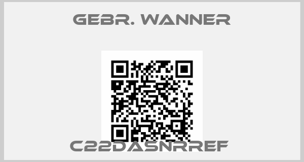 GEBR. WANNER-C22DASNRREF 